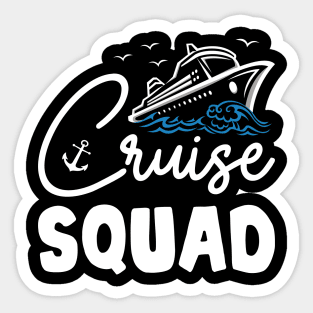 Cruise Squad 2023 Birthday Cruise Shirt Cruise Boat Party Sticker